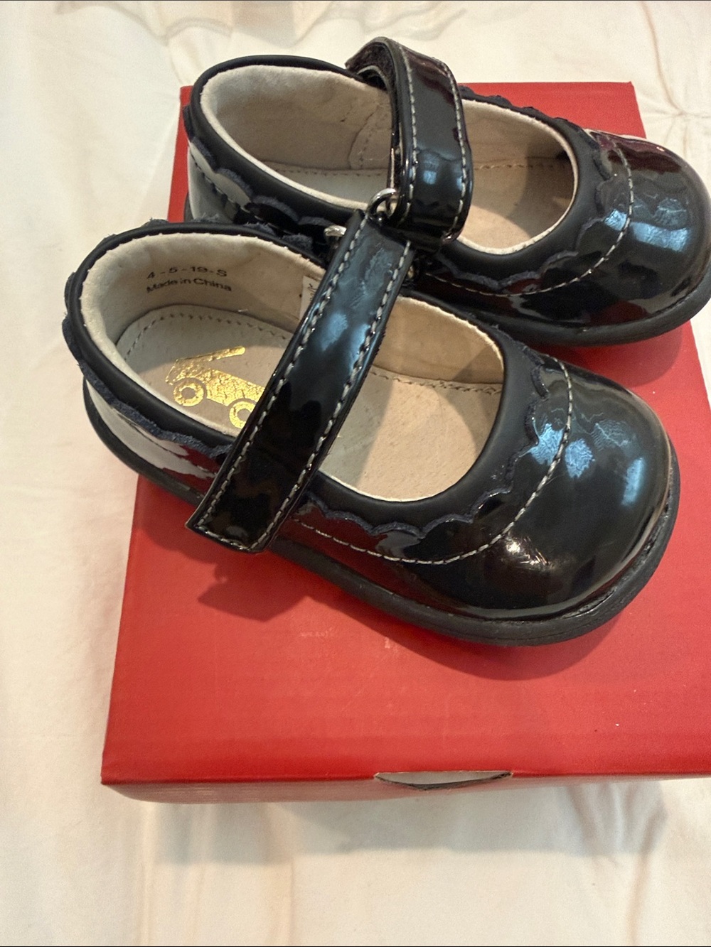 See Kai Run Black Patent Mary Jane Toddler Shoes